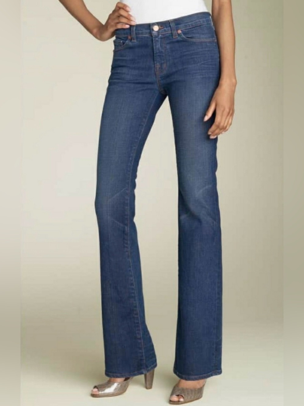NWT J Brand The Boot Leg Jeans Slim Fit Mid Rise 818 Bayou Size 24
